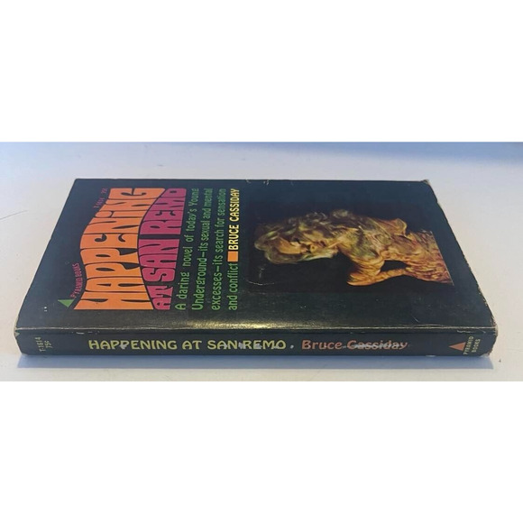 1967 1st Print HAPPENING AT SAN REMO by Bruce Cassiday Vintage Paperback VG - Picture 2 of 5